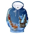 thumbnail image 1 of Sudadera Navideña Para Parejas Para Hombres Y Mujeres Sudadera Con Capucha Digital 3D Odeerbi ODB207276, 1 of 3
