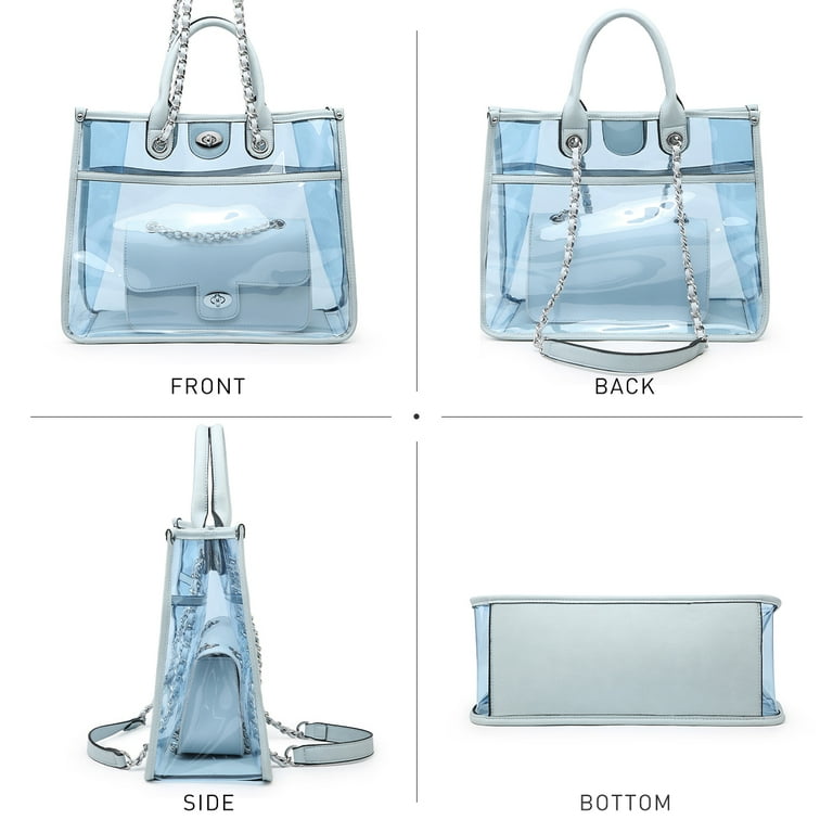 Bagage De Style Transparent, Small Clear Tote Beach Shoulder