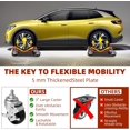 thumbnail image 5 of ChaoLink 4-Pack Car Dollies Set, Heavy Duty 6000 lb Car Roller Wheels with Brake for Garage, 5 of 7