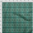 thumbnail image 4 of oneOone Jersey de Coton Vert Mer Tissu Africain Aztèque Aquarelle Matière de Robe Tissu Imprimé Tissu au Mètre 58 Pouces de Large, 4 of 4