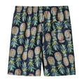 thumbnail image 3 of Levmjia Mens Shorts for Running,Workout,Training, Basketball Drawstring Print Beach Shorts Holiday Style Beach Shorts, 3 of 8