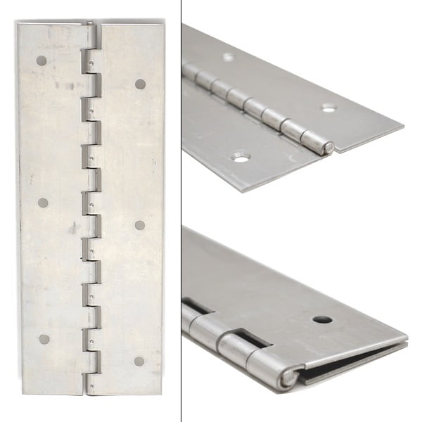 Ski Centurion Polished Stainless Steel 8 Inch Boat Piano Hinge (Single