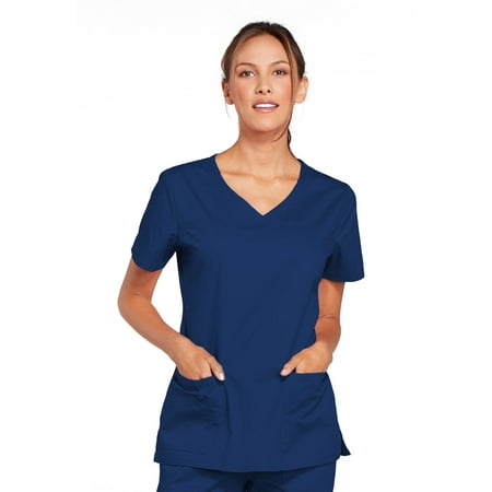

Cherokee Workwear Core Stretch Women s Scrubs Top V-Neck 4727