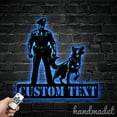thumbnail image 2 of Handmadetneonsign Policeman Metal Wall Art Light, Policeman Metal Sign Wall Decor, Man Cave Metal Decor 62580, 2 of 5