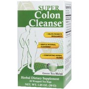 Health Plus Super Colon Cleanse Green Tea, 20-Count