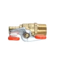 thumbnail image 5 of 2 Pcs XFITTING Barb Crimp Pex 1/2 Inch x 1/2 Male Ball Valve With Tee Handle, 23-1-9=2X, 5 of 5