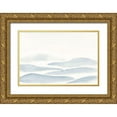 thumbnail image 1 of Lee, Judson 14x11 Gold Ornate Wood Framed with Double Matting Museum Art Print Titled - Many Grey Hills, 1 of 4