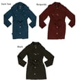 thumbnail image 3 of London Fog Women's Water Resistant Single Breasted Trench Coat With Removable (Dark Teal, L), 3 of 3