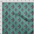 thumbnail image 3 of oneOone Cotton Flex Fabric Leaves & Floral Block Decor Fabric Printed BTY 40 Inch Wide, 3 of 5