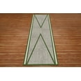 thumbnail image 4 of Casavani - 2'6"x4' Handwoven Cotton Block Printed Rugs Green Cotton Area Runner Rugs for Kitchen, 4 of 6
