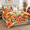 Orange Pumpkin-King, variant on Boho Stripe King Size Quilt Set, Black, 3-Piece Bedding for Bedroom Decor