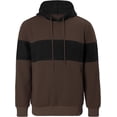 thumbnail image 2 of KISSMODA Men's Casual Waffle Knit Pullover Hooded Long Sleeve Collar Drawstring Sweatshirts Gym Ready Hoodies, 2 of 4
