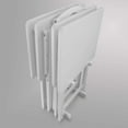 thumbnail image 5 of Casual Home 5pcs Tray Table Set, White (New), 5 of 5