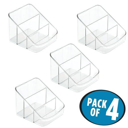 - InterDesign Linus Packet Organizer Bin, Pack of 4