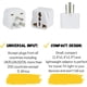 thumbnail image 5 of Universal Adaptador de Enchufe Universal a Americano, Paquete de 2, Adaptador de Enchufe de Viaje canada 2 Pzas, Adaptador UK a US, Adaptador de Enchufe US, Adaptador de Viaje Universal, 5 of 8