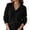 Black, variant on Women's Sweater V Neck Lapel Collar Long Sleeve Ribbed Knit Loose Fit Casual Dressy Elegant Comfy Soft Warm Pullover Tunic Fall Winter Tops Brown