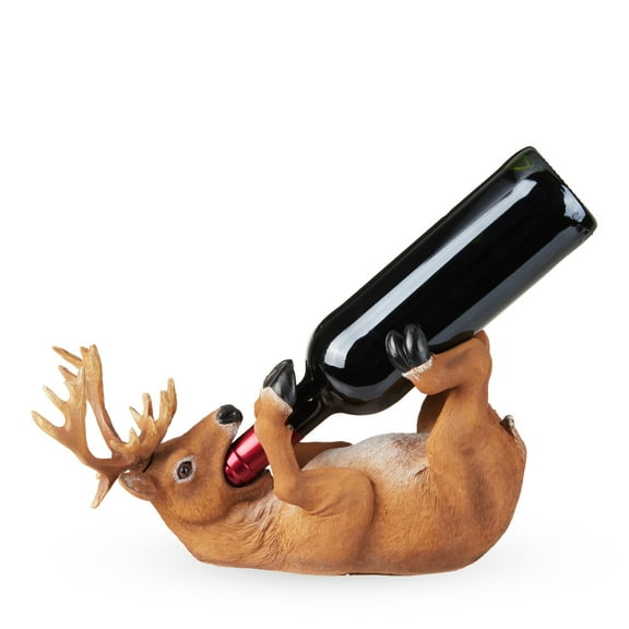 True Buck Polyresin Wine Bottle Holder, Wine Rack, Kitchen Home Decor Gifts