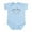 Sky Blue, variant on CafePress - YOGA BABY Infant Bodysuit - Baby Light Bodysuit, Size Newborn - 24 Months