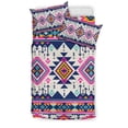 thumbnail image 1 of Juego de cama estampado rosa nativo americano LT10, 1 of 6