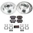 thumbnail image 3 of PowerStop Rear Z23 Evolution Sport Carbon-Fiber Ceramic Brake Pad and Drilled & Slotted Rotor Kit Fits: CHRYSLER DODGE Select Models K1719, 3 of 10