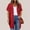 Red, variant on Bzhegqhd Women Solid Color Plus Size Open Spring Summer Casual Short Sleeved Front Open Top Cardigan Jacket with Pockets
