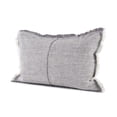thumbnail image 1 of homeroots home decor 392315 Light Gray Fringed Lumbar Throw Pillow Cover, 1 of 1