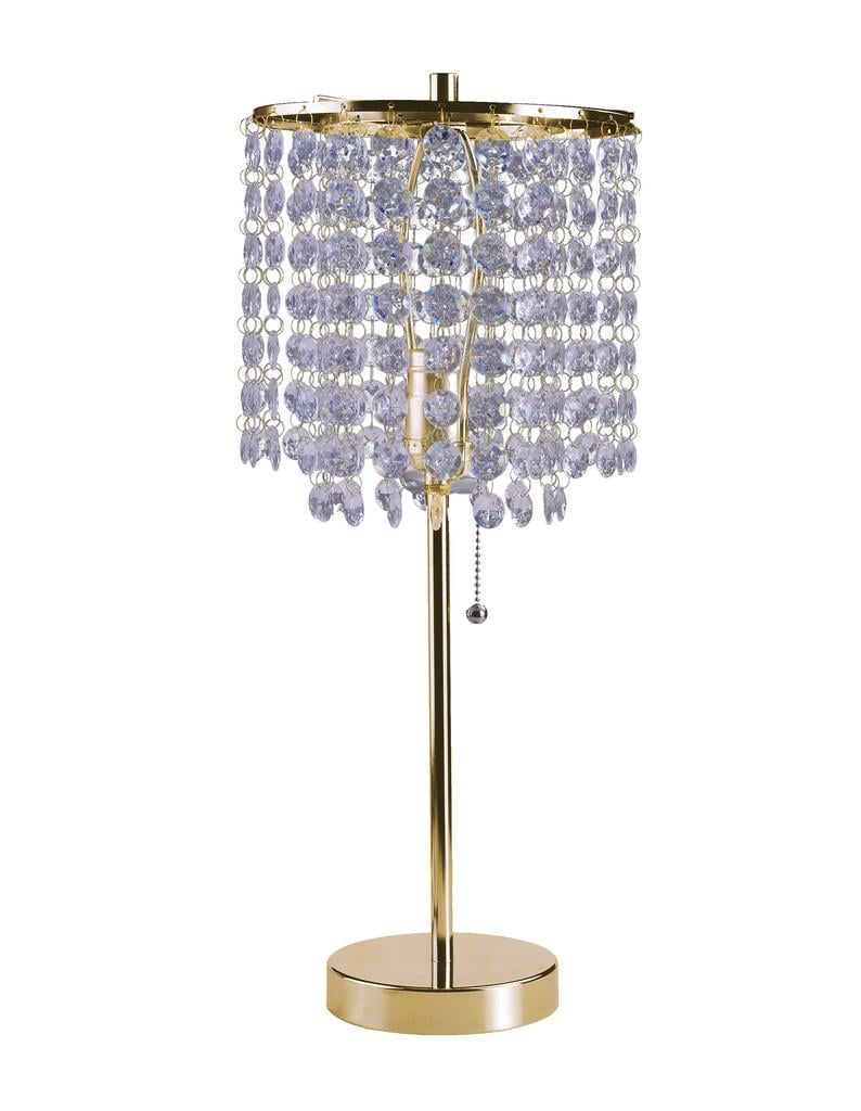 crystal nightstand lamps