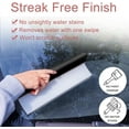 thumbnail image 5 of Car Squeegee,12 inch Silicone Automotive Water Wiper for Drying,Flexible Auto T-Bar Water Blade for Car,Windshield,Glass,Window,Bathroom (Black), 5 of 9