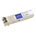 thumbnail image 1 of AddOn Juniper SFP-1OC48-SR Compatible SFP Transceiver - SFP (mini-GBIC) transceiver module (equivalent to: Juniper SFP-1OC48-SR) - LC single-mode - up to 1.2 miles - OC-48/STM-16 SR-1 - 1310 nm - for Juniper Networks MX-series MX2010, MX2020, MX240, MX480, MX960; T-series T1600, T4000, 1 of 1