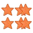 thumbnail image 1 of Parches de Lentejuelas en Forma de Estrella Uxcell, 2.6"x2.6" Parches de Lentejuelas Bordados, 6 Paquetes Naranja, 1 of 6