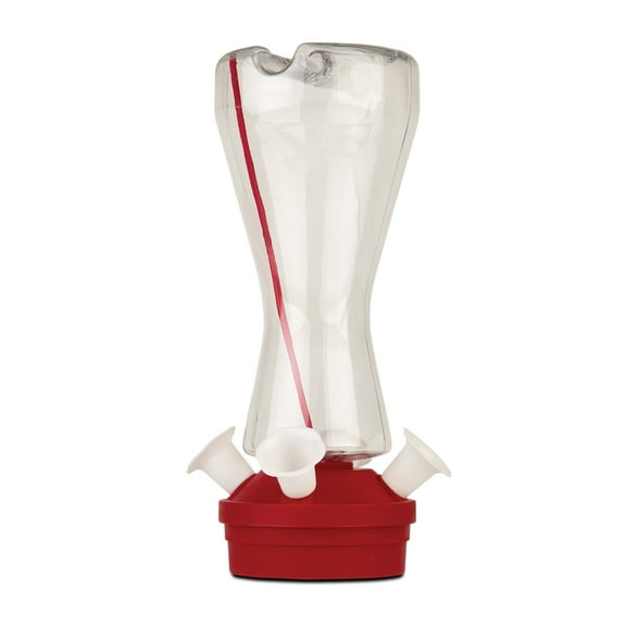 Pennington Plastic Classic Red Hummingbird Bird Feeder, 16 oz. Capacity, 2 Pack