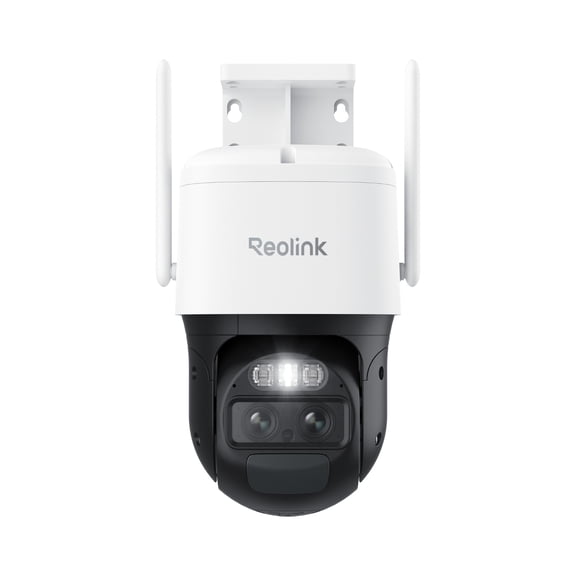 ReolinkTrackMix Wi-Fi 8MP 4K Dual-Lens PTZ Battery Security Camera, Auto Tracking, Color Night Vision