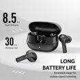 thumbnail image 5 of TOZO E2 Bluetooth Wireless Earbuds, Noise Cancel, 30H, Stereo Bass, Waterproof In-Ear Headphones, App-32EQ, Lightweight, Black, 5 of 9