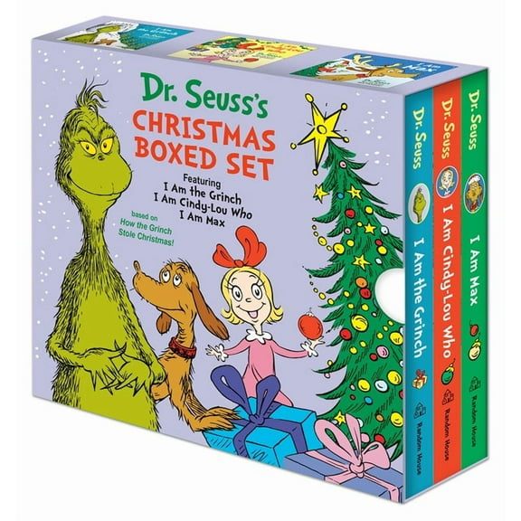 Dr. Seuss's Christmas 3-Book Boxed Set: I Am the Grinch, I Am Cindy-Lou Who; I Am Max: Based on How the Grinch Stole Christmas (Hardcover)