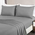 thumbnail image 4 of Chezmoi Collection Liam 7-Piece Gray Bed in a Bag Queen Comforter Set with Sheets Medallion Embossed Bedding Set, 4 of 9