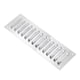 thumbnail image 3 of Cubierta de Ventilación Uxcell 12 x 4" Pantalla de Aleación de Aluminio Cubierta de Ventilación HVAC Rejilla con Persiana para Cocina Baño Pared Techo, 3 of 7