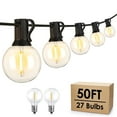 thumbnail image 1 of Guirnalda de luces Mlambert 15 m G40 regulable impermeable, 27 bombillas, 1 of 9