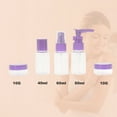 thumbnail image 2 of Unique Bargains Travel Container Set 7 Pc Violet, 2 of 5