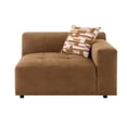 thumbnail image 2 of ACME Zoey Modular - LF Arm Chair w/Pillow in Chocolate Suede, 2 of 7