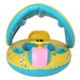 thumbnail image 3 of Flotador de anillo de tubo de natación para bebé, anillo de tubo de flotador de PVC, anillos de natación para niños pequeños, anillos de natación con dosel construido para el futuro, 3 of 9