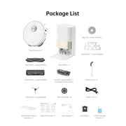 Dreame X40 Ultra Robot Vacuum, Removable & Liftable Mop, 12000Pa Suction, 158°F Mop Self Cleaning