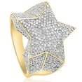 thumbnail image 2 of Pompeii 2Ct Diamond Men's 10k Yellow Gold Star Ring (I/J,I2-I3), 2 of 4