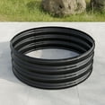 thumbnail image 3 of 32.08"*11.4" Tall Round Raised Garedn Bed,Metal Raised Beds for Vegetables, Outdoor Garden Raised Planter Box, Backyard Patio Planter Raised Beds for Flowers, Herbs, Fruits Black, 3 of 9