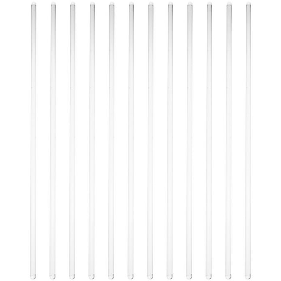 Raindrops Glass Stirring Rod Chemistry Clear Swizzle Sticks Borosilicate Glass 12 Pcs
