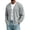 Gray, variant on Guluxicc Fleece Jackets for Men Loose V Neck Button Down Long Sleeve Solid Knit Jackets with Pockets for Lounge Everyday Fall Winter