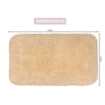 thumbnail image 3 of Home Weavers Radiant Collection Bathroom Rug 100% Cotton Bathroom Rugs Set, Machine Washable Rug, Soft & Absorbent bath Rug, Kitchen Mat, Bath Rug, Bath Floor Mat Non Slip, 24"x40" Rectangle, Linen, 3 of 9