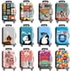 thumbnail image 5 of Funda protectora de equipaje con diseño de mapa del mundo, elástica y gruesa, con cremallera, para maletas de 18 a 32 pulgadas, fundas para carrito, accesorios de viaje, 5 of 5