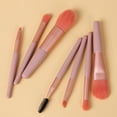 thumbnail image 5 of Juego de brochas de maquillaje HUOGUO, 7 piezas: sombra de ojos, brocha para polvos sueltos, 5 of 5