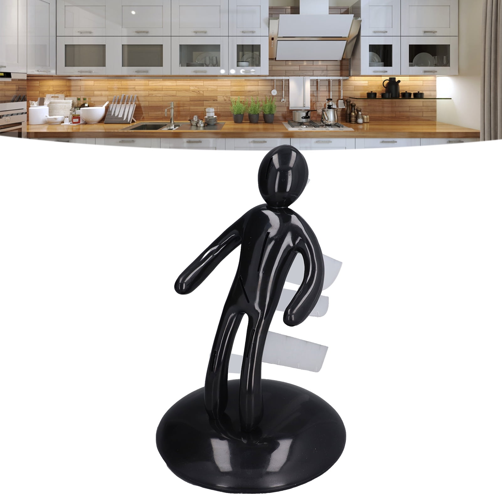 ESTINK Human Body Knife Holder Plastic Knife Block Hollow Stab Body