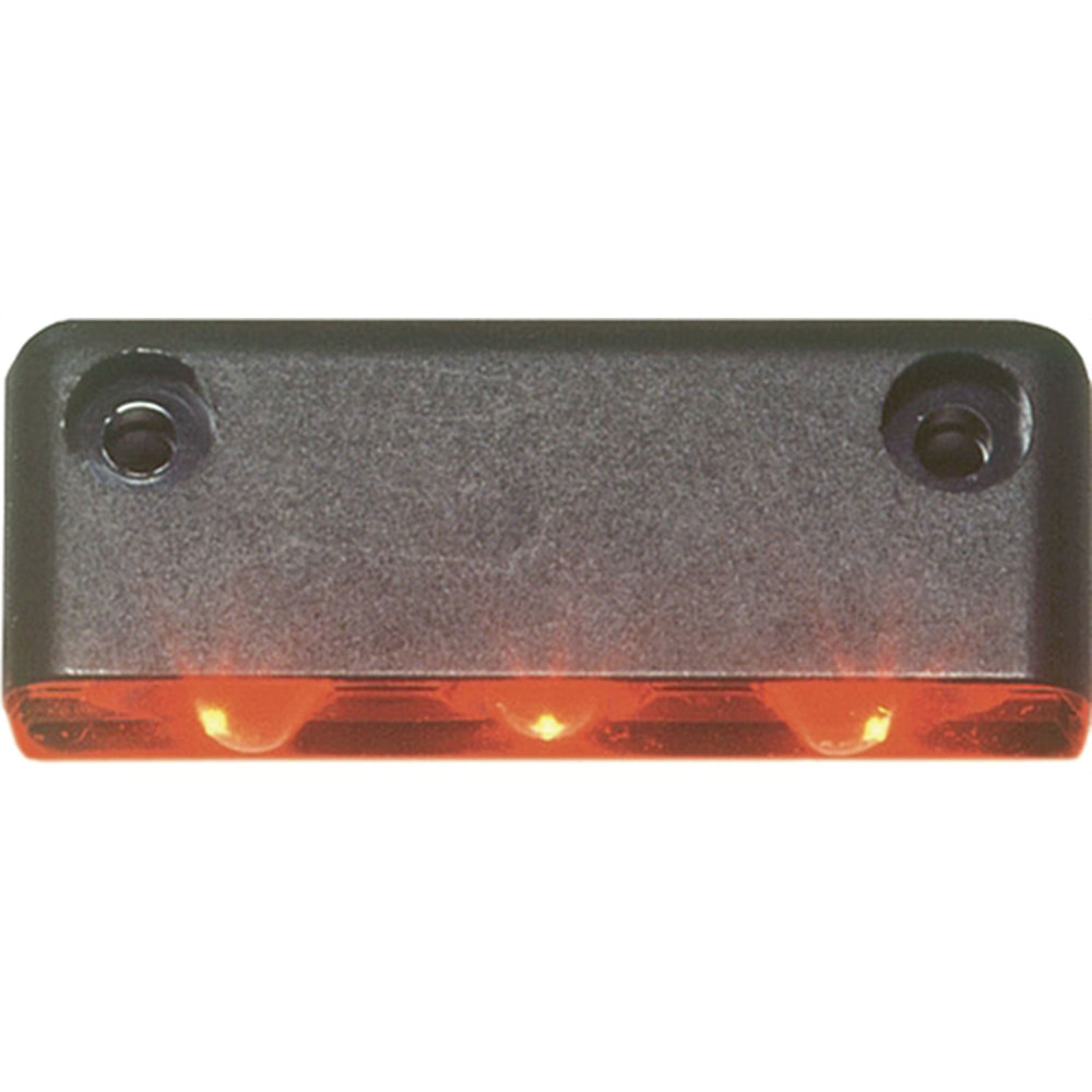 Innovative Lighting 011-5530-7 White LED Clear Lens Bulkhead Shortie with Black Grommet
